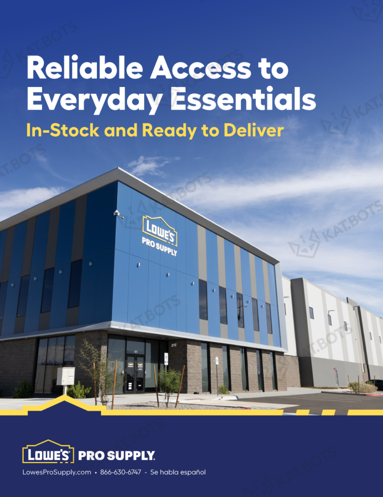 2025 Lowe’s Seamless Selling Product Brochure