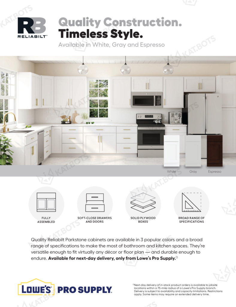 2025 Reliabilt Cabinet Brochure Update