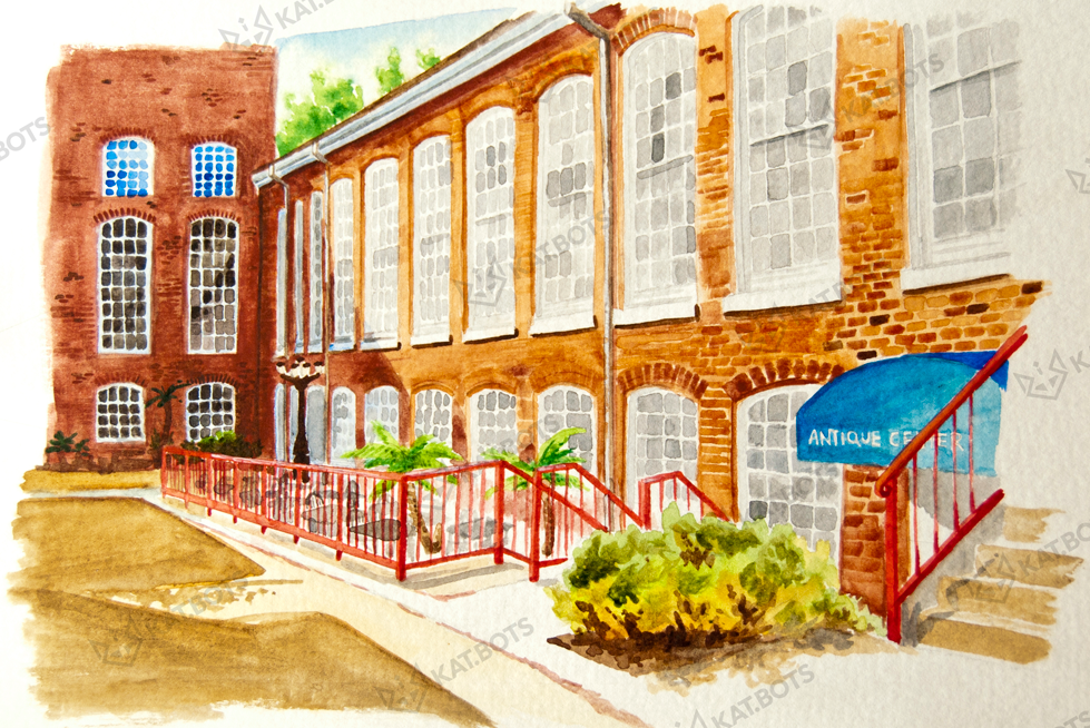 Illustration – Savage Mill Tourism Set